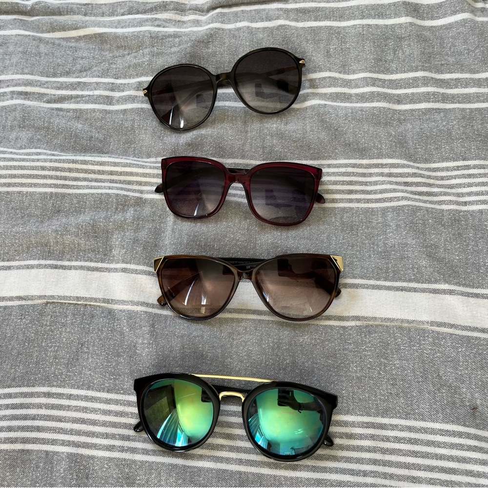 4 different sunglasses